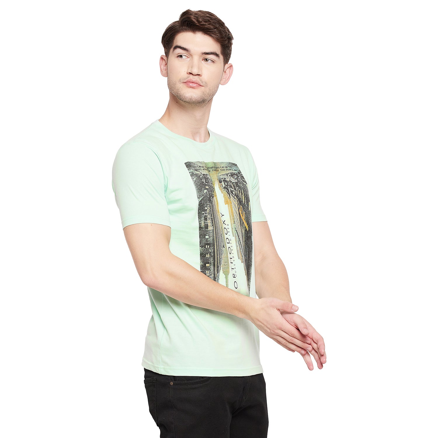 Duke Stardust Men Half Sleeve Cotton T-shirt (LF5335)