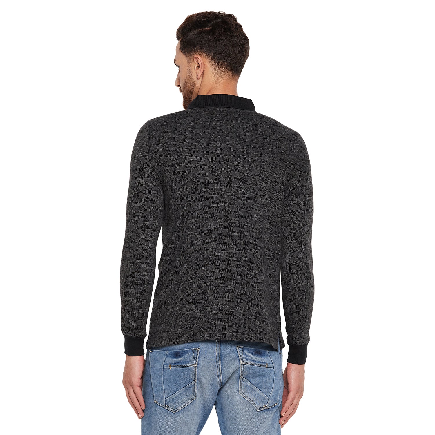 Duke Stardust Men Full Sleeve Cotton T-shirt (LF3958)