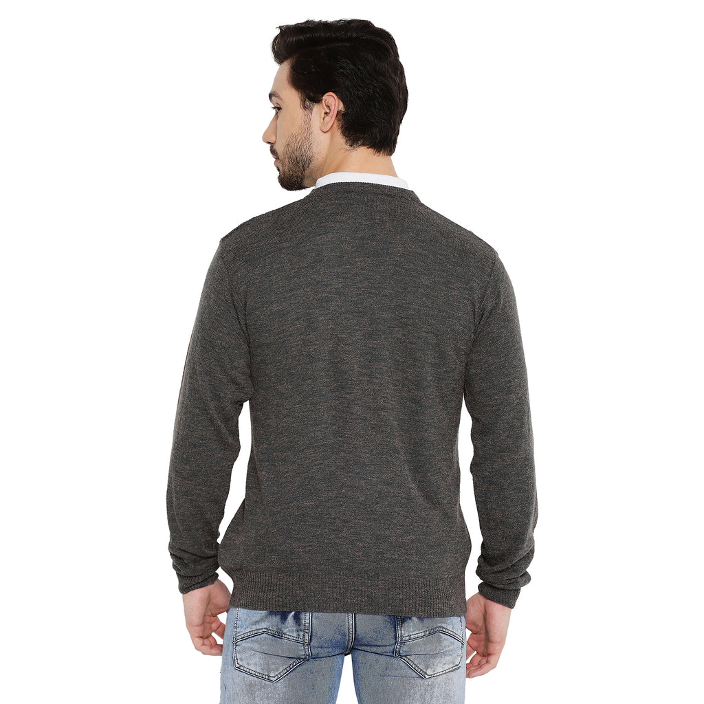 Duke Stardust Men Full Sleeve V Neck Sweater (SDS2048)