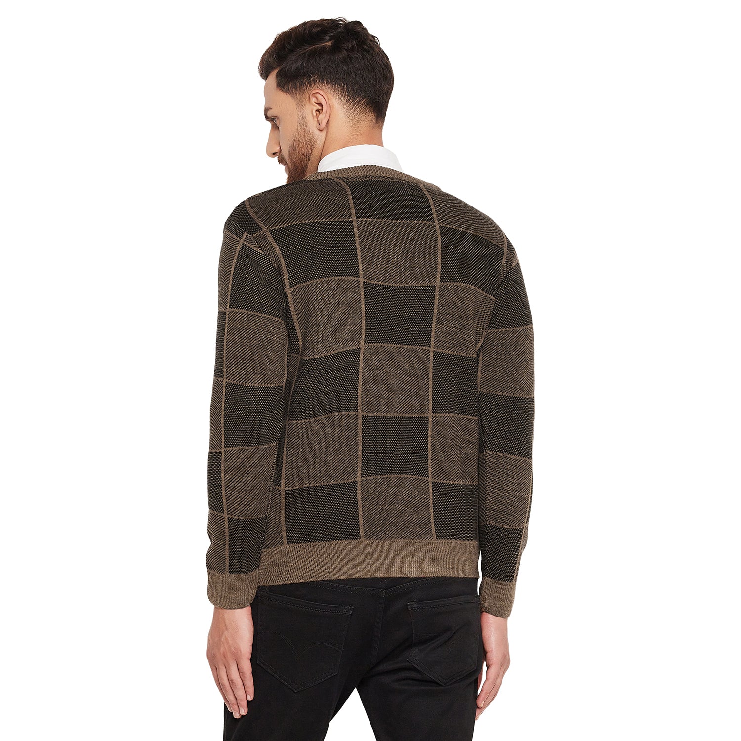 Duke Urban Men Full Sleeve V-Neck Sweater (SDS2053)
