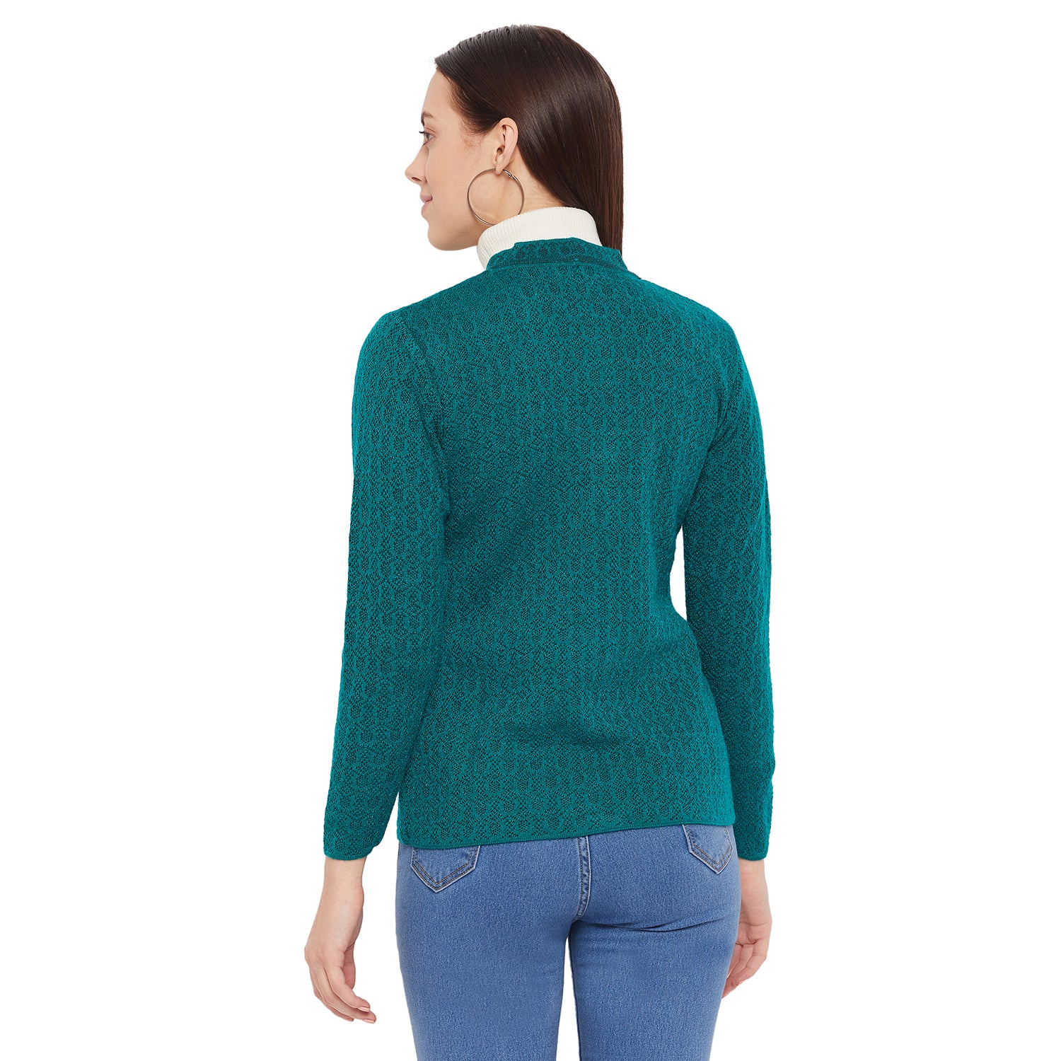 Duke Stardust Women Full Sleeve Cardigan (SDS9619)