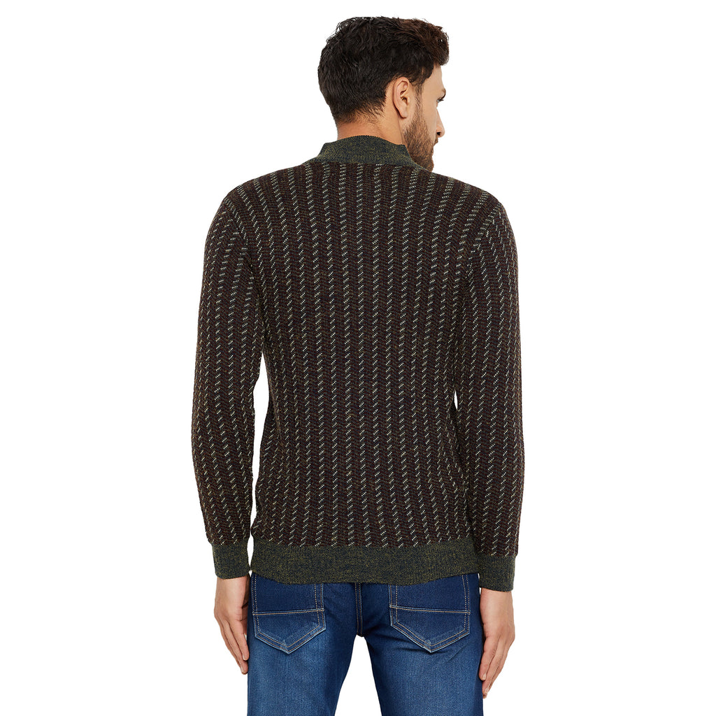 Duke Stardust Men Full Sleeve Zipper Sweater (SDS2088)