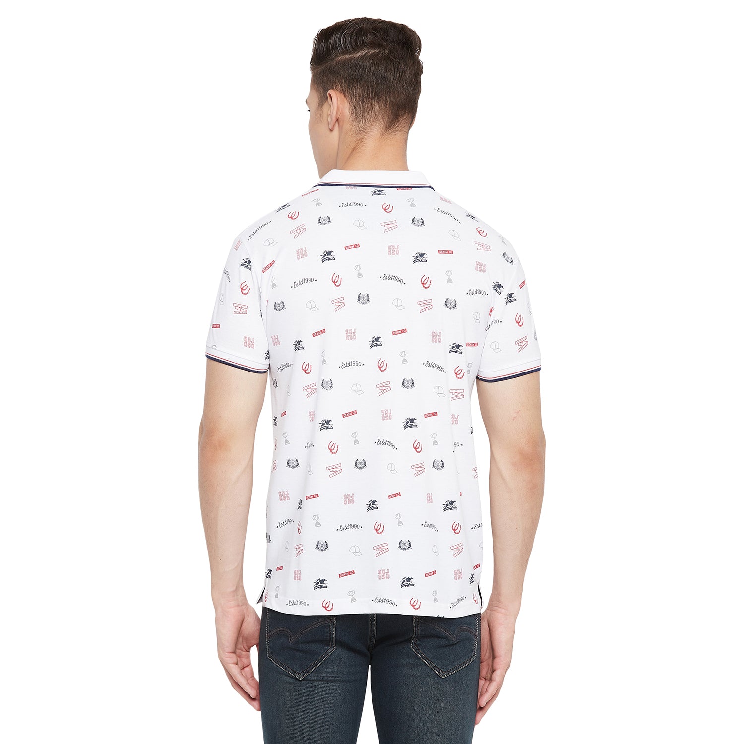 Duke Stardust Men Half Sleeve Cotton T-shirt (LF5494)