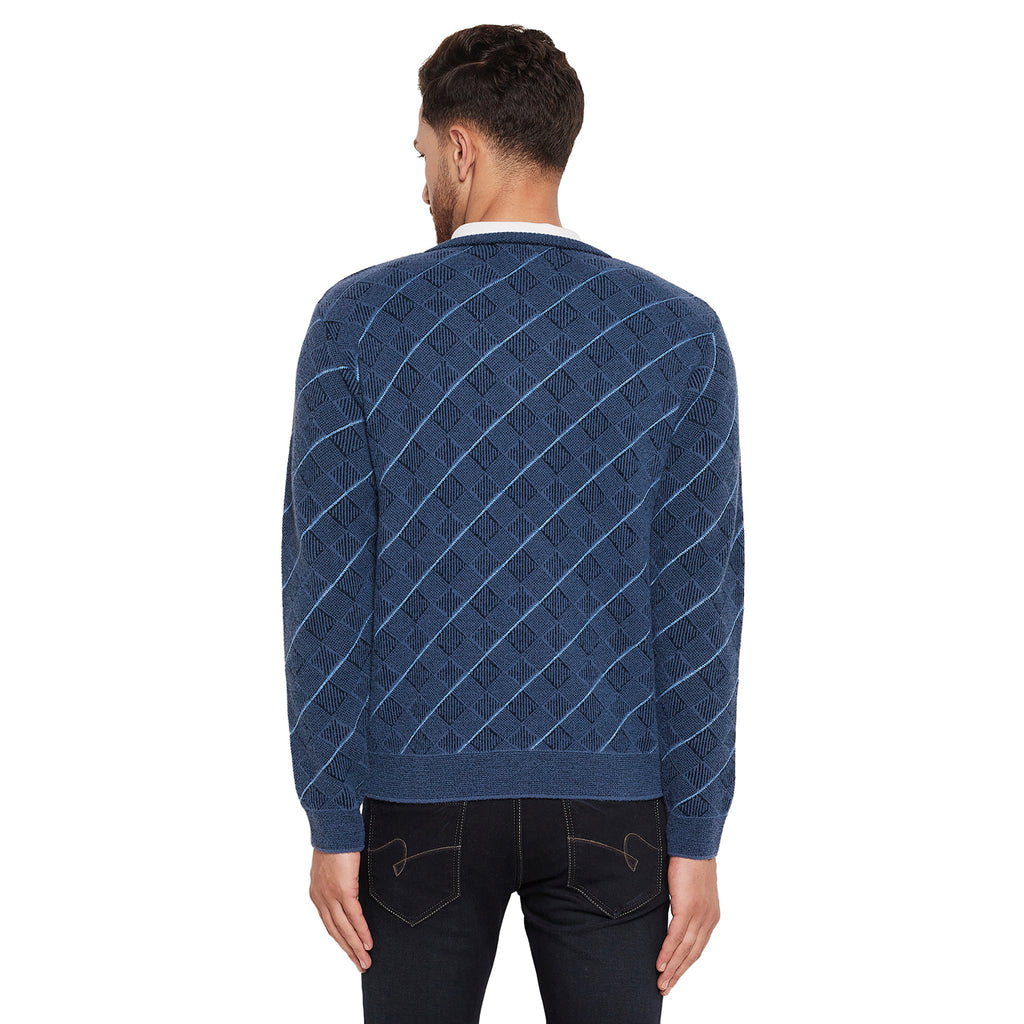 Duke Stardust Men Full Sleeve V-Neck Sweater (SDS2052)