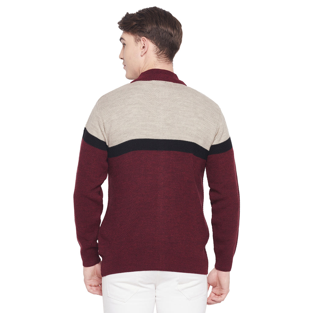 Duke Stardust Men Full Sleeve Zipper Sweater (SDS2087)