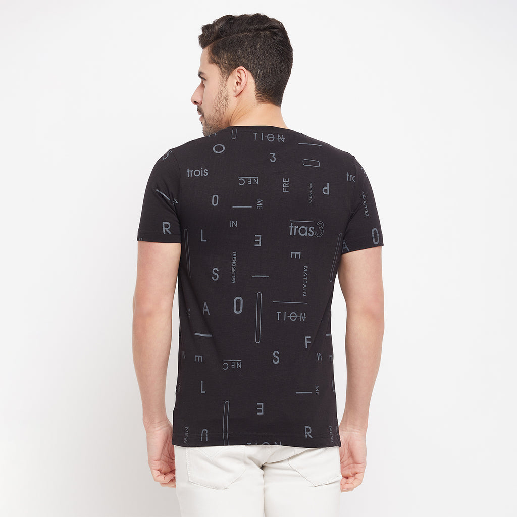 Duke Urban Men Half Sleeve Cotton T-shirt (LF5459)