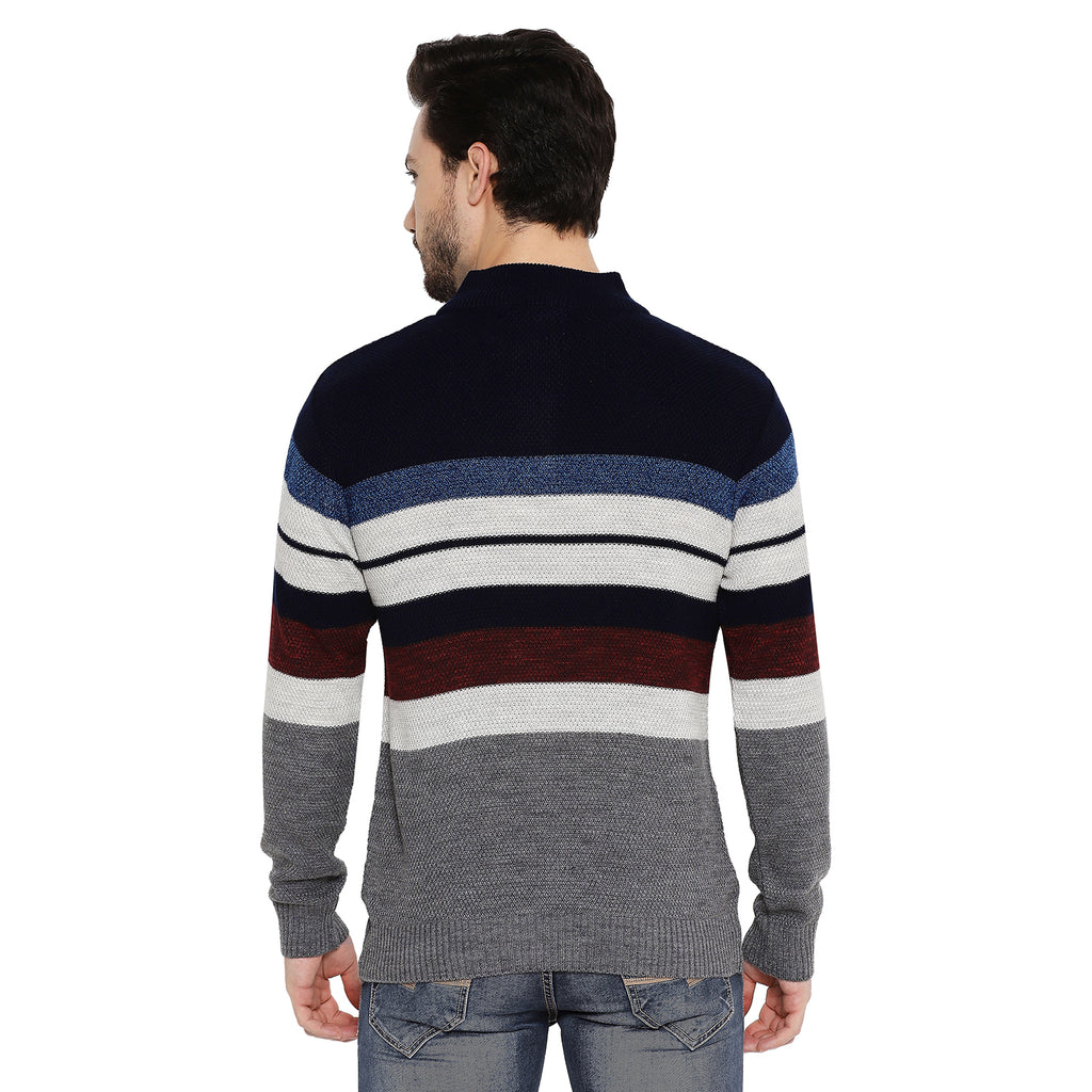 Duke Stardust Men Full Sleeve Half Zip Sweater (SDS2076)