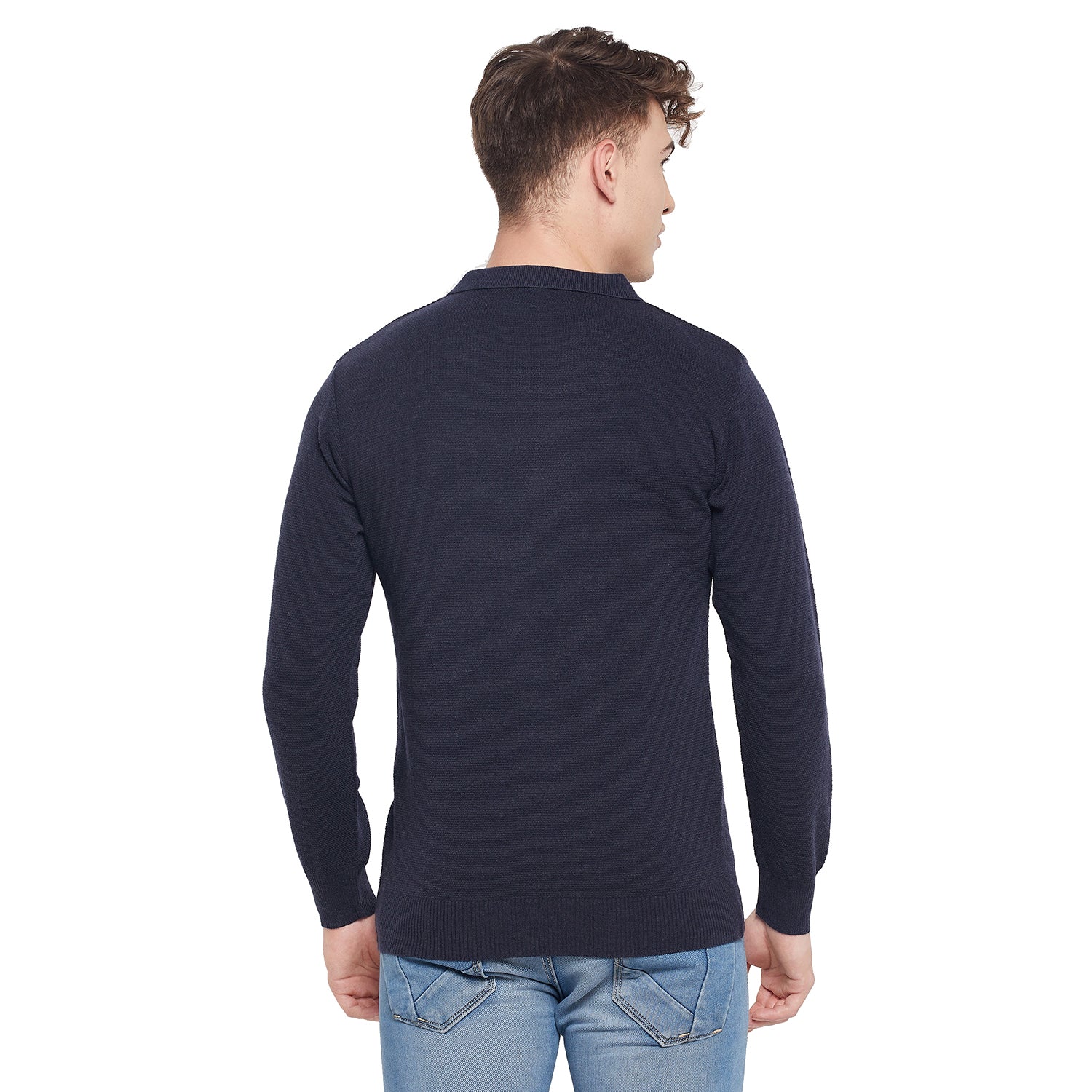 Duke Urban Men Collared Neck Full Sleeve Sweater (SDS711)