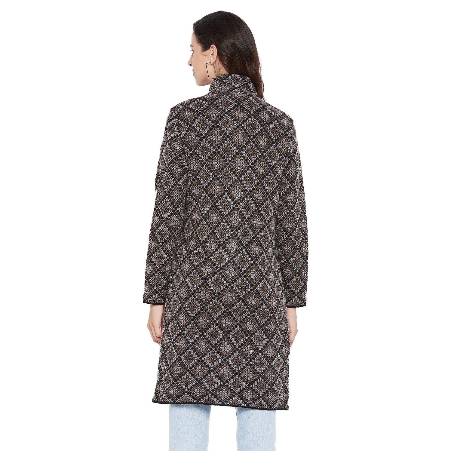 Duke Urban Women Full Sleeve Long Cardigan (SDS959)