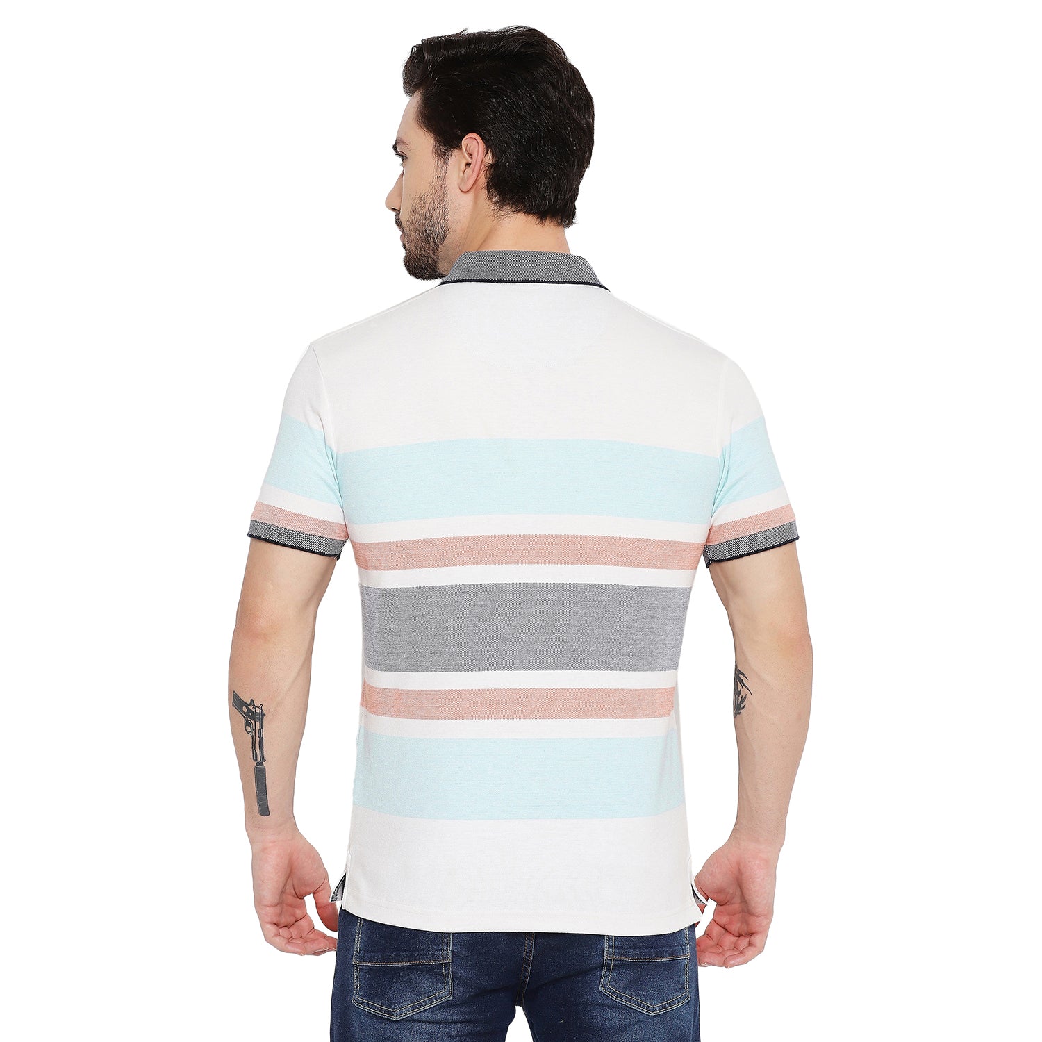 Duke Stardust Men Half Sleeve Cotton T-shirt (LF5438)