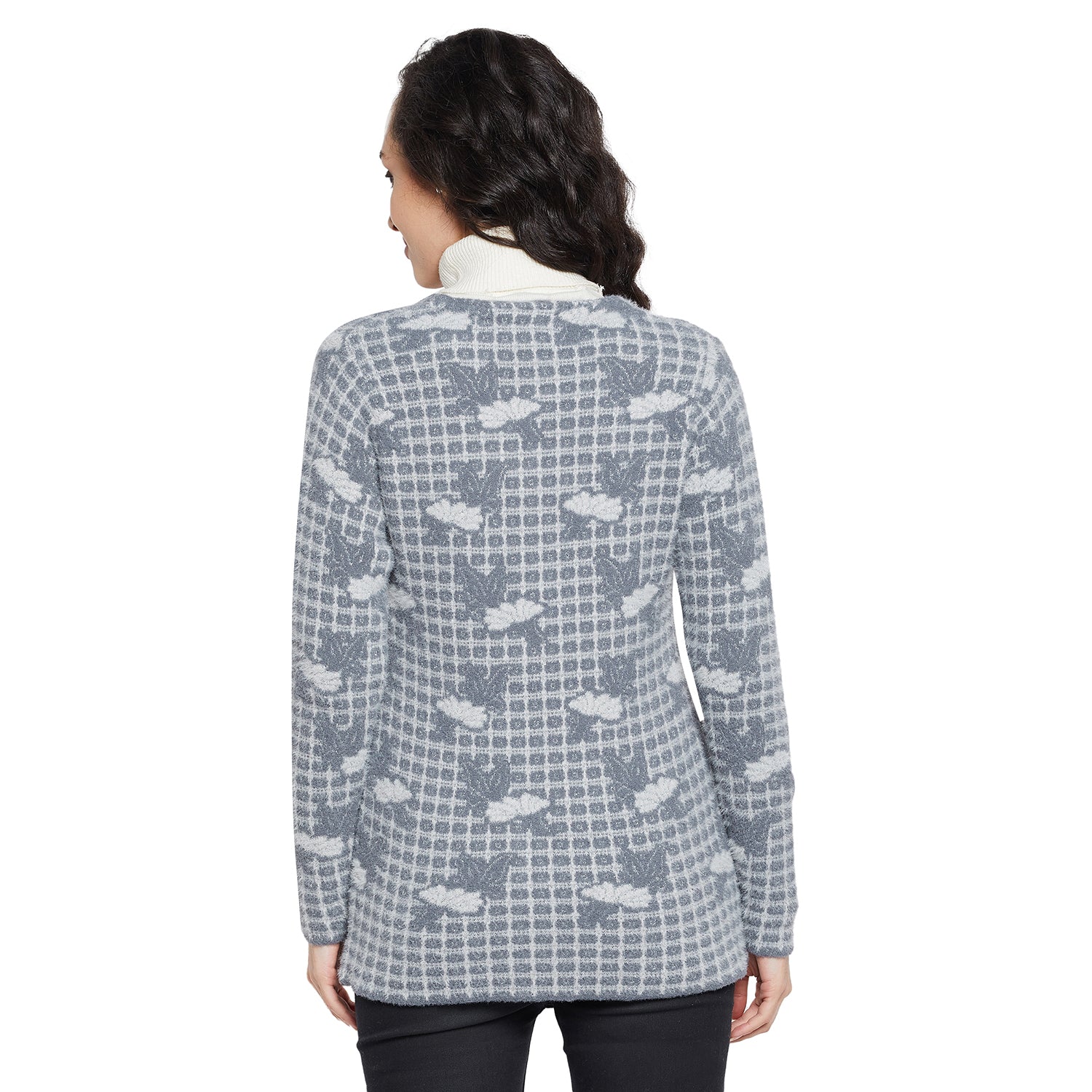 Duke Urban Women Full sleeve Round Neck Cardigan (SDS1055)