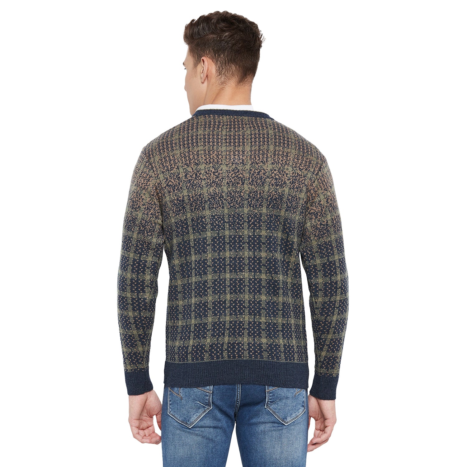 Duke Urban Men Full Sleeve V Neck Sweater (SDS2049)
