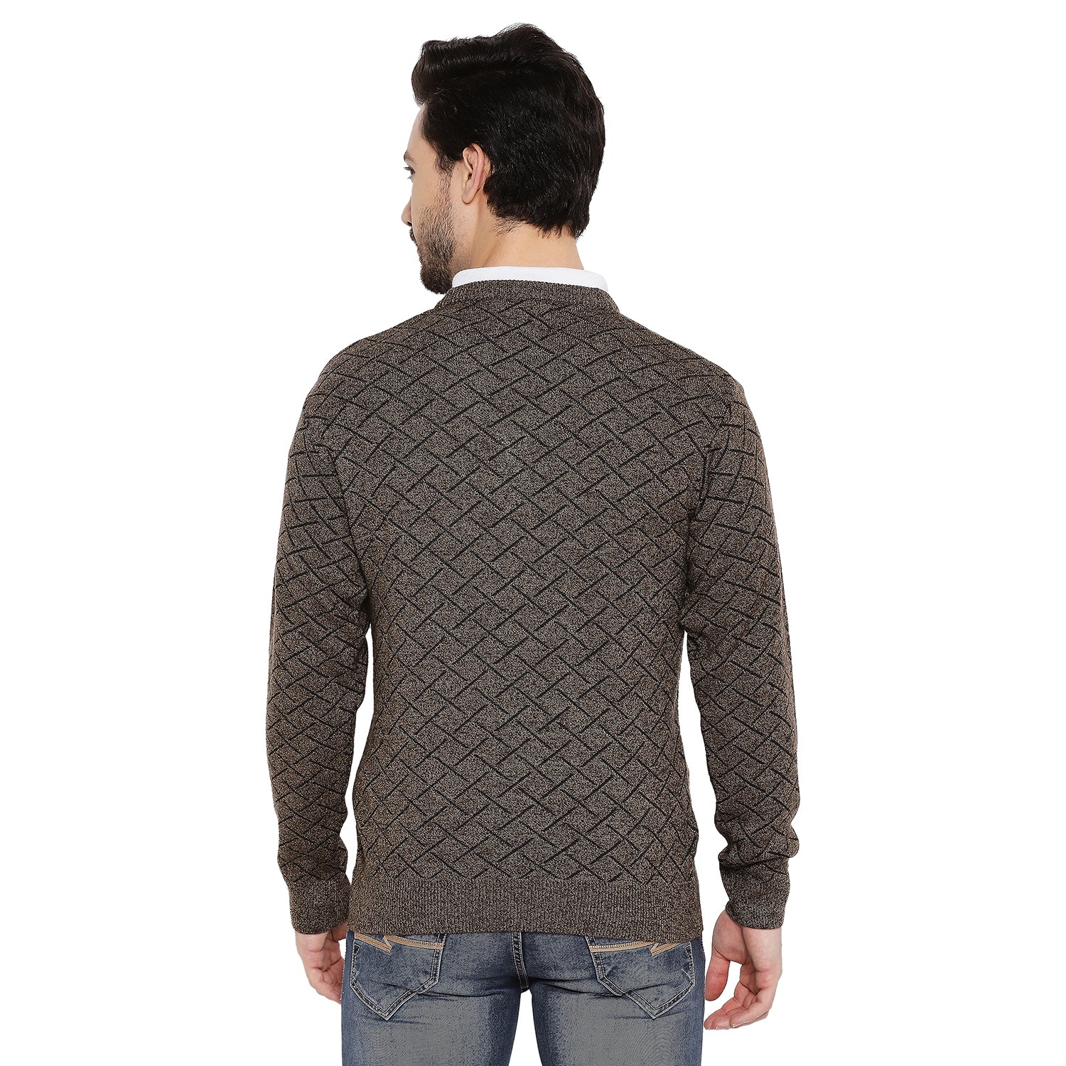 Duke Urban Men Full Sleeve V Neck Sweater (SDS2055)