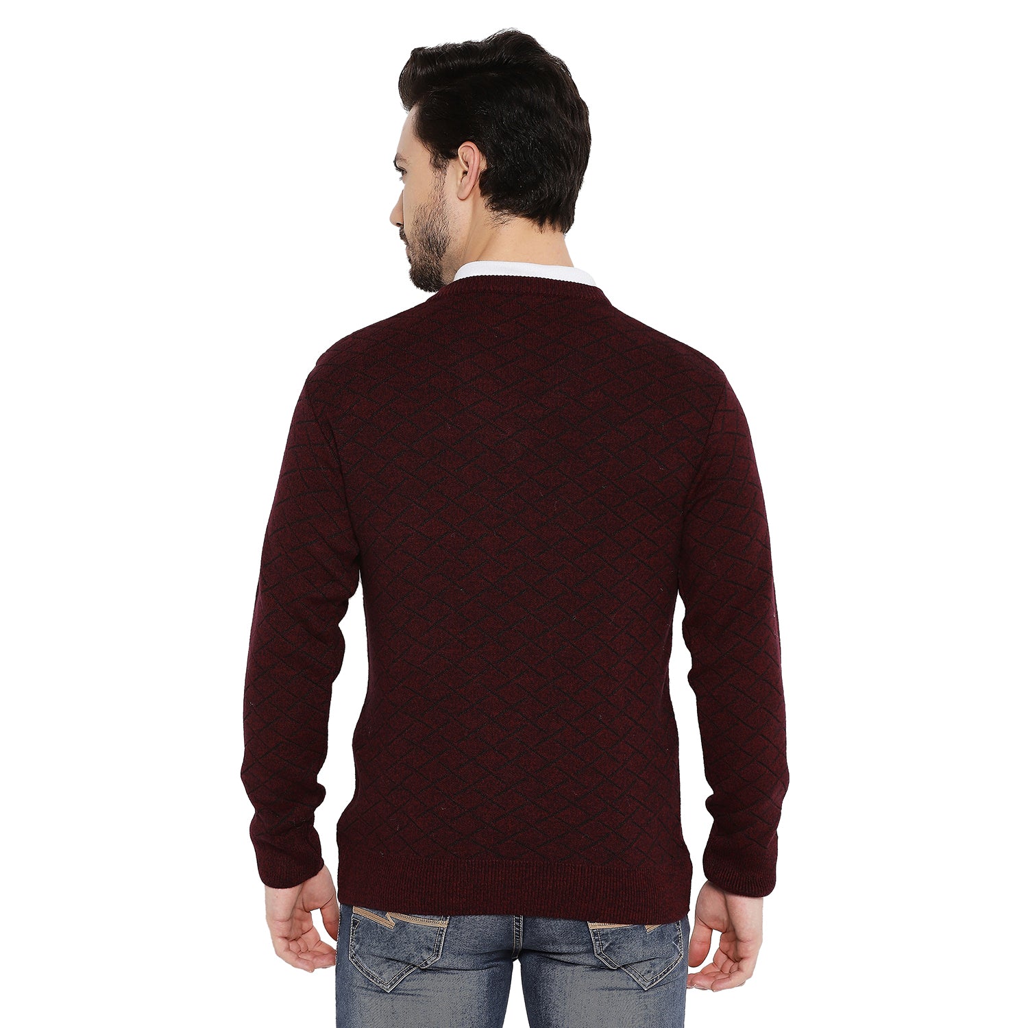 Duke Urban Men Full Sleeve V Neck Sweater (SDS2055)