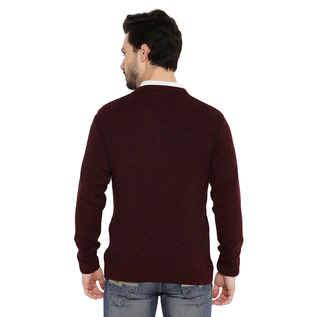 Duke Stardust Men Full Sleeve V Neck Sweater (SDS2055)