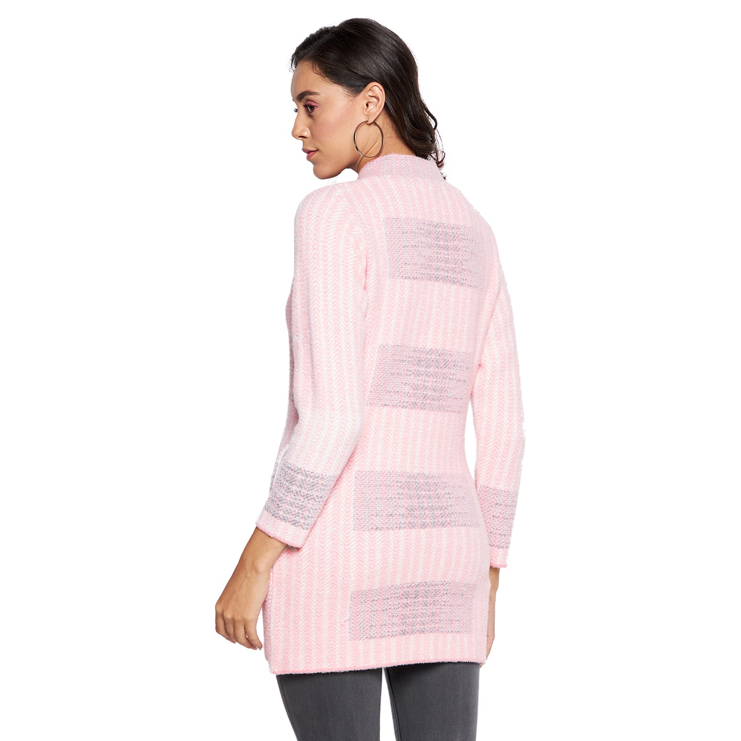 Duke Urban Women Full sleeve Collared Neck Cardigan (SDS1115)
