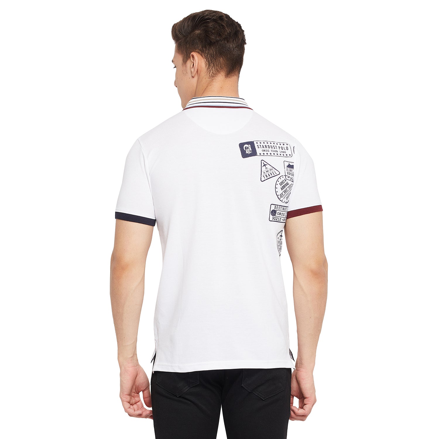 Duke Stardust Men Half Sleeve Cotton T-shirt (LF4709)
