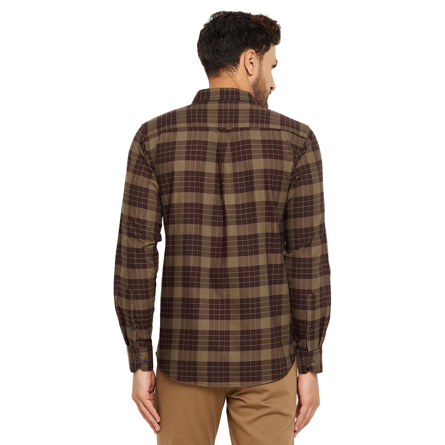 Duke Stardust Men Slim Fit Solid Spread Collar Casual Shirt (SDO5CKOJ)