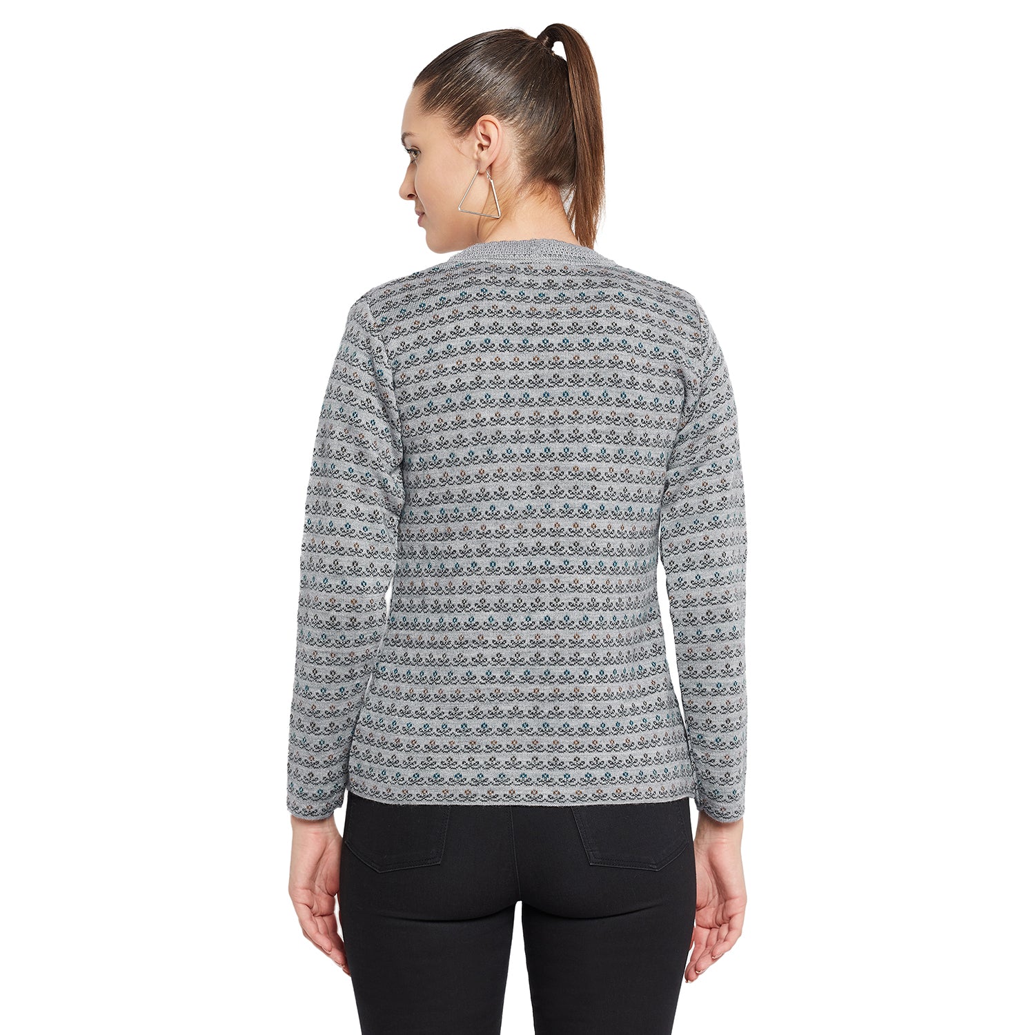 Duke Stardust Women Full Sleeve Cardigan (SDS9614)