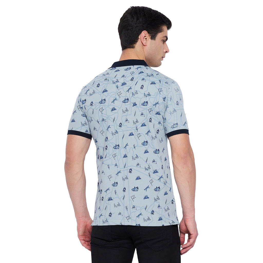 Duke Stardust Men Half Sleeve Cotton T-shirt (LF5237)