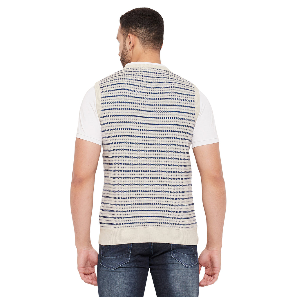 Duke Urban Men Printed Sleeveless Sweater (SDS2034)