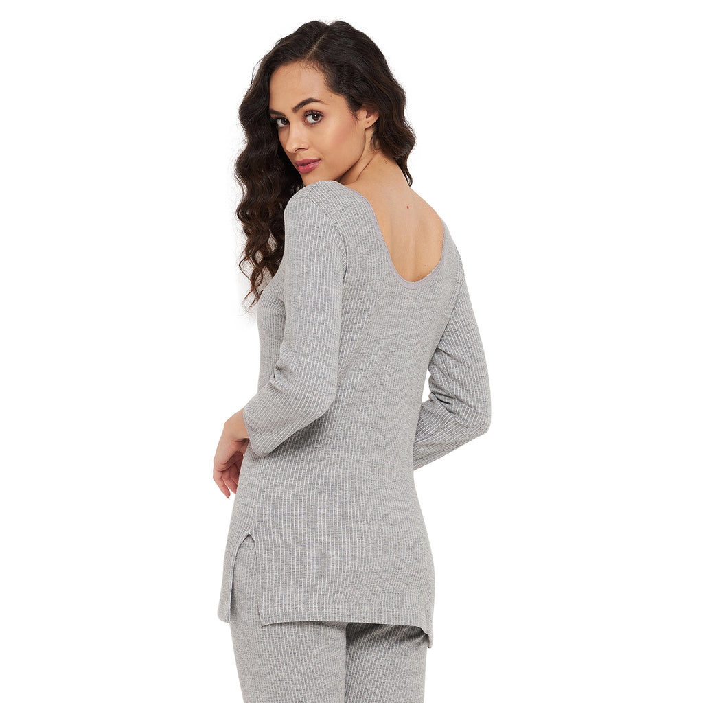 Duke Stardust Women Scoop Neck Thermal (D11GR)