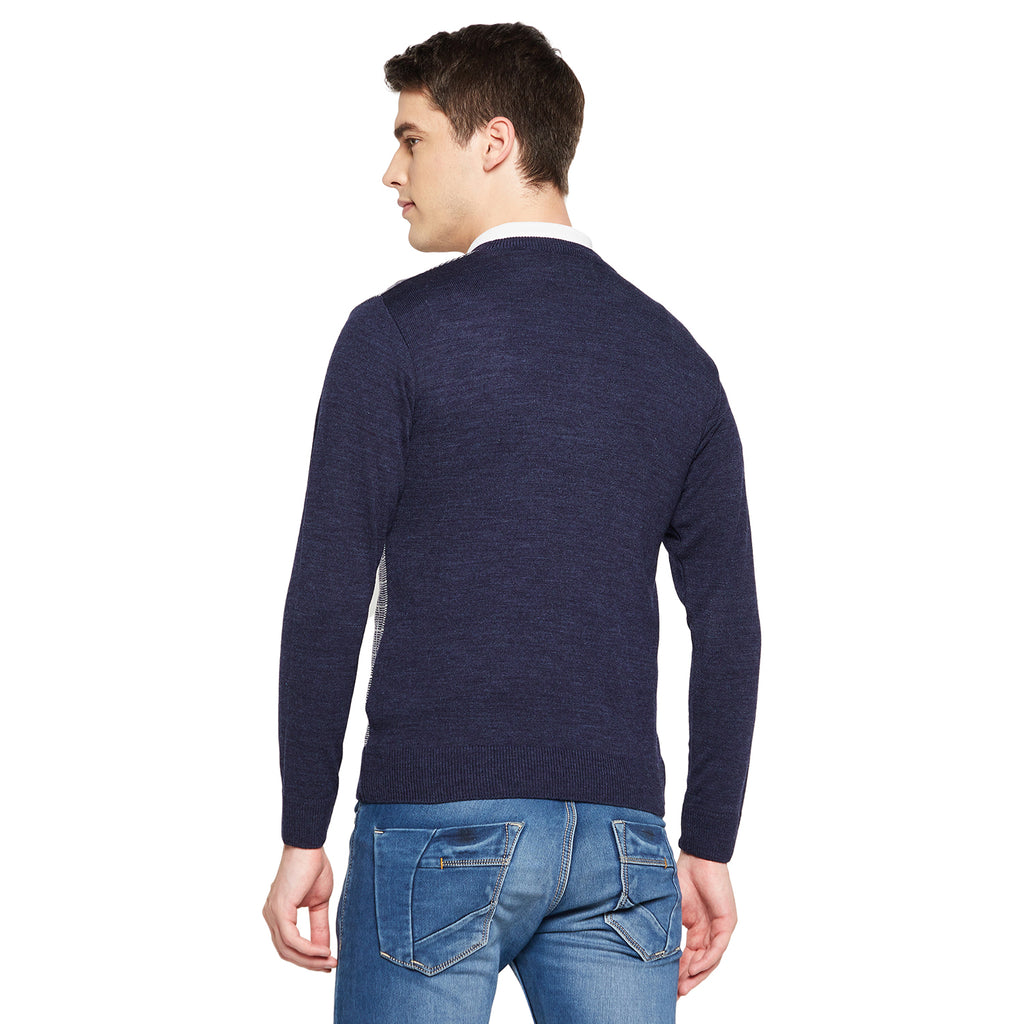 Duke Stardust Men Full Sleeve V Neck Sweater (SDS8095)
