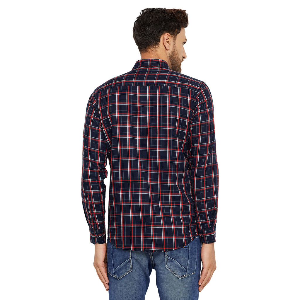 Duke Stardust Men Slim Fit Solid Spread Collar Casual Shirt (SDO6CKF)