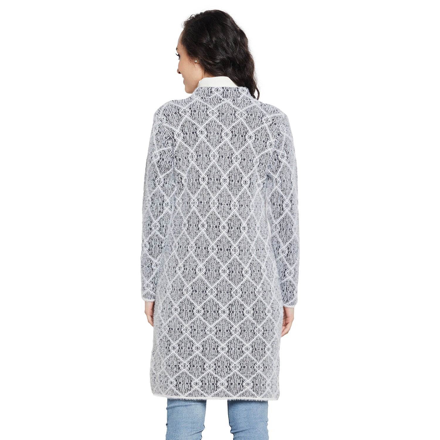 Duke Urban Women Full sleeve Round Neck Cardigan (SDS1098)