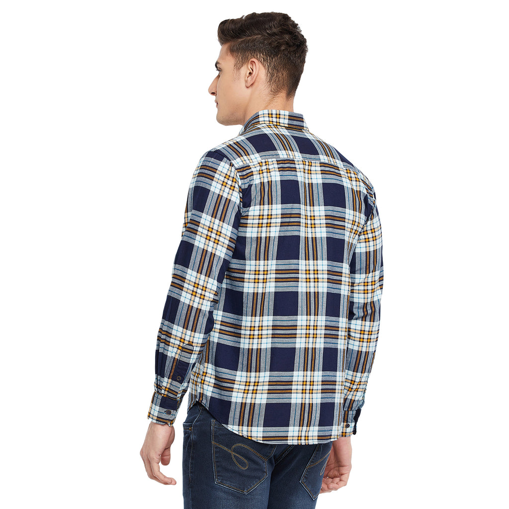 Duke Stardust Men Full Sleeve  Cotton Shirt (SDO5CKIB)