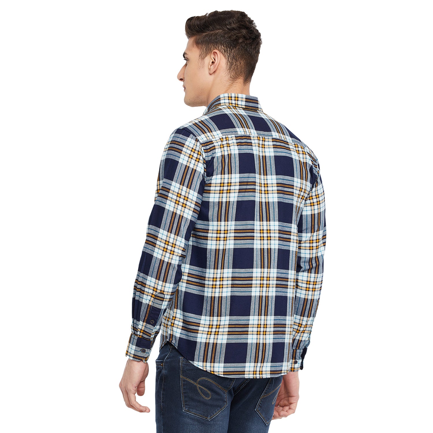 Duke Stardust Men Full Sleeve  Cotton Shirt (SDO5CKIB)