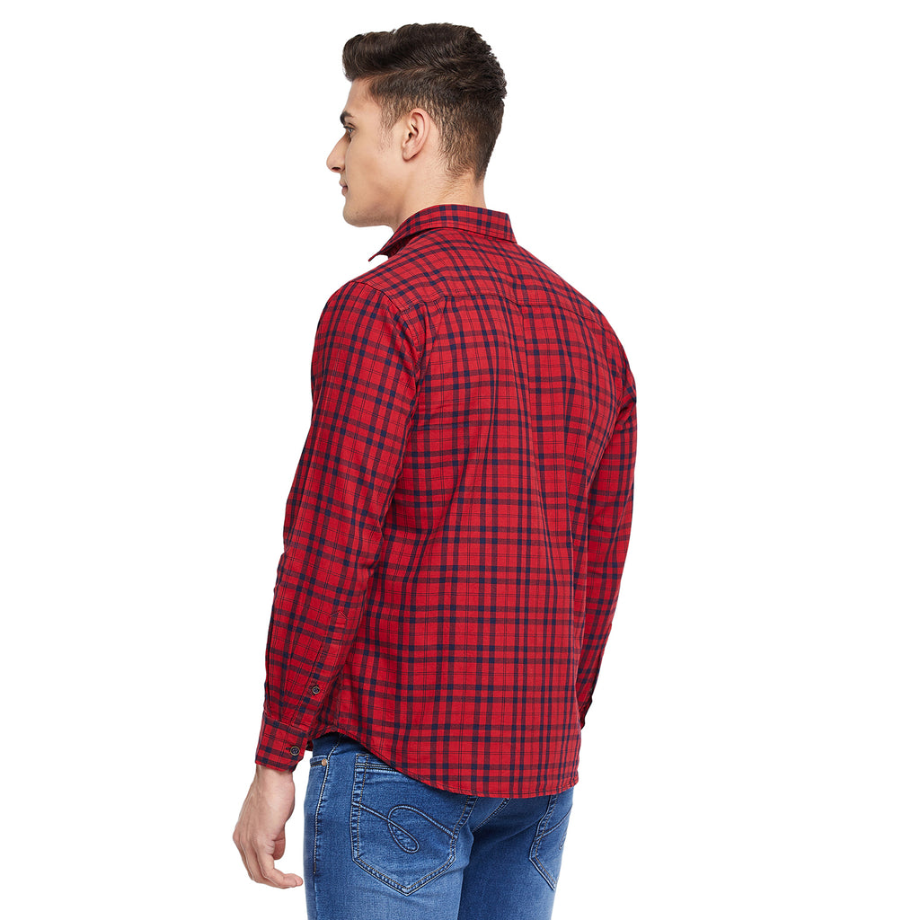 Duke Stardust Men Full Sleeve  Cotton Shirt (SDO5CKIA)