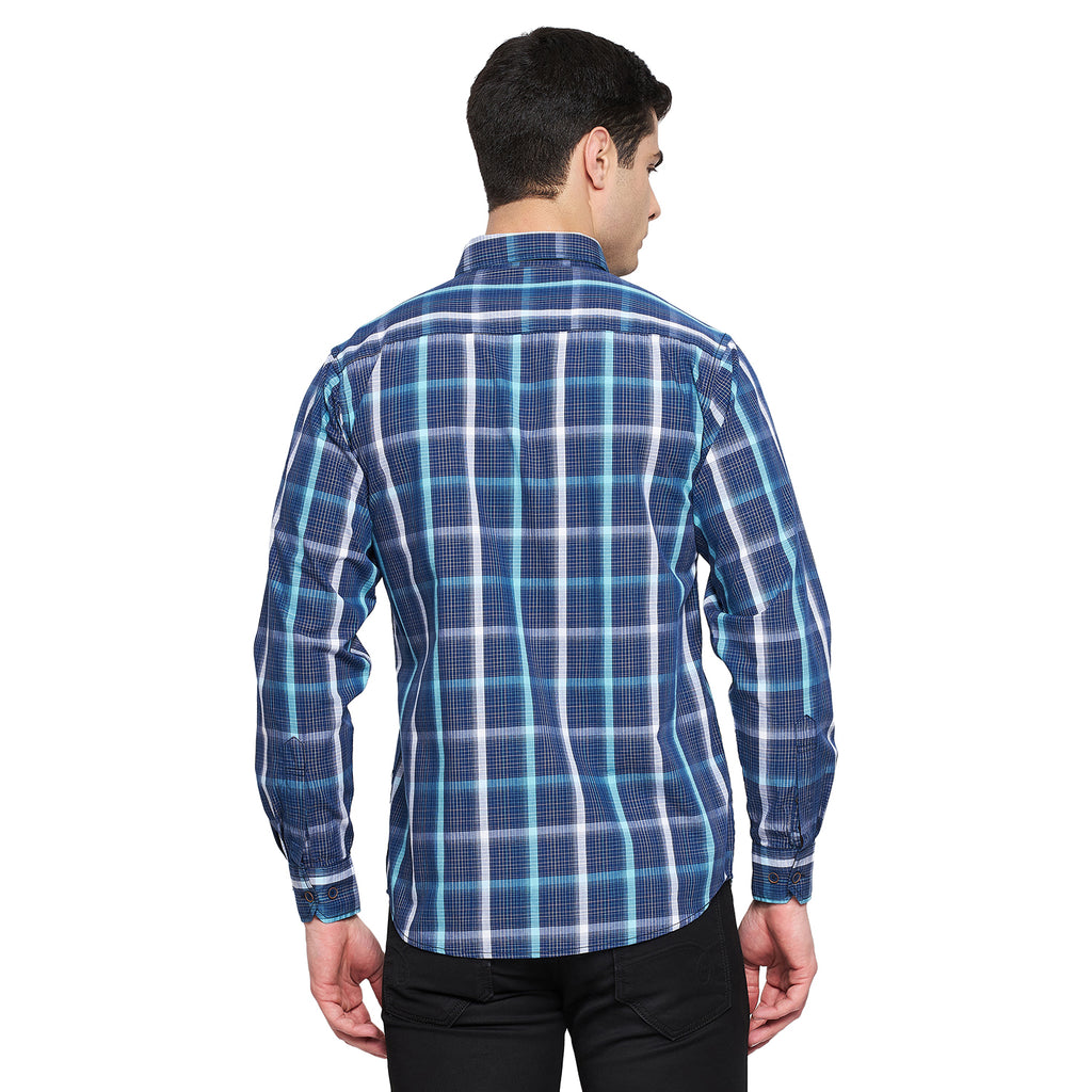 Duke Stardust Men Full Sleeve  Cotton Shirt (SDO5CKE)