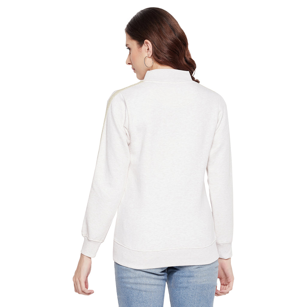Duke Stardust Women Full Sleeve High Neck Sweatshirt (LFX770)