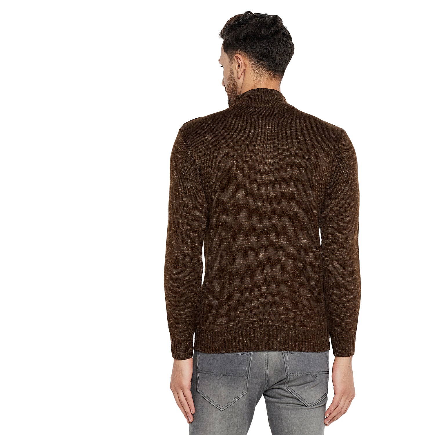 Duke Urban Men Full Sleeve Half Zip Sweater (SDS2080)