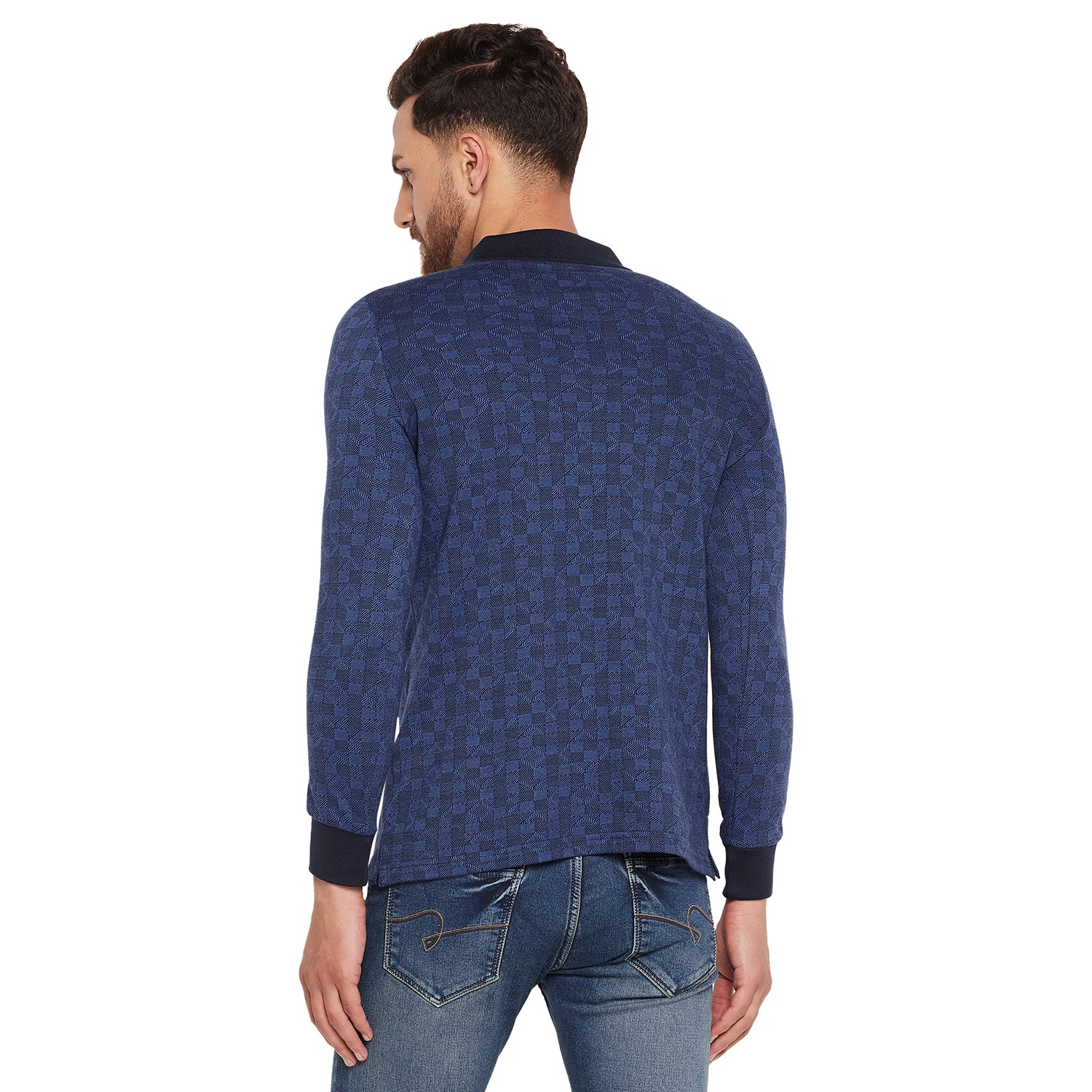 Duke Stardust Men Full Sleeve Cotton T-shirt (LF3958)