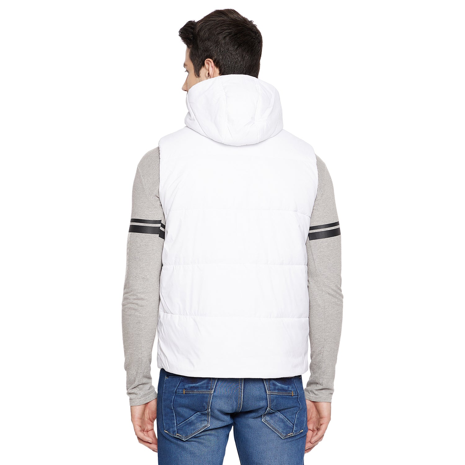 Duke Urban Men Sleeveless Reversible Jacket (SDZ908)