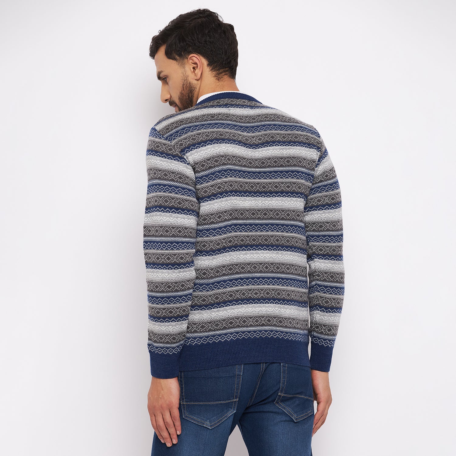 Duke Urban Men Full Sleeve V-Neck Sweater (SDS2060)