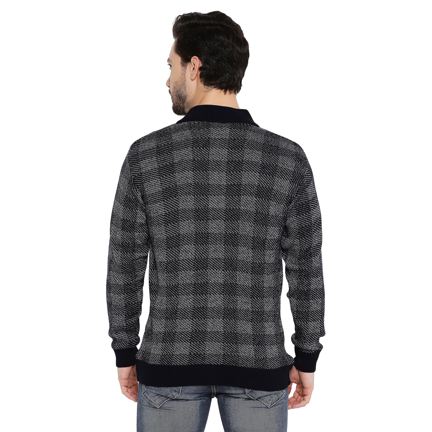 Duke Stardust Men Full Sleeve Zipper Sweater (SDS2086)