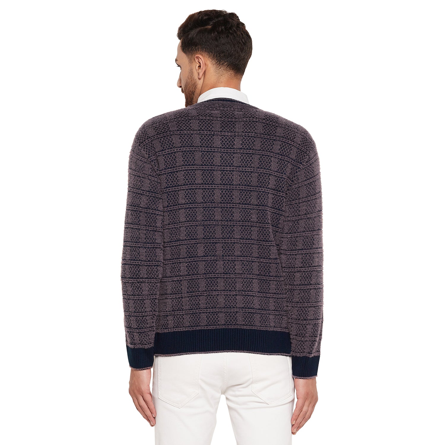 Duke Urban Men Full Sleeve V-Neck Sweater (SDS2068)