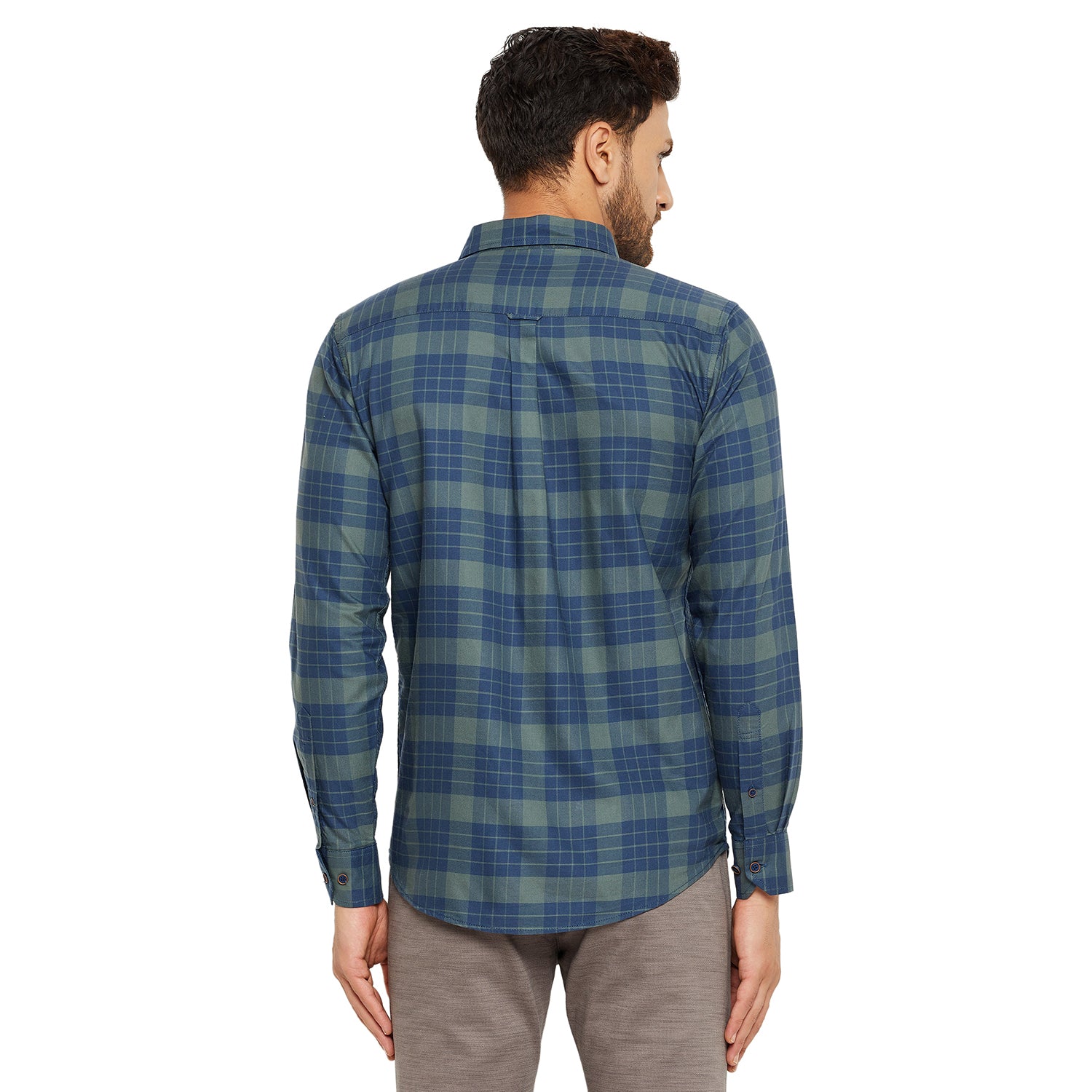 Duke Stardust Men Slim Fit Solid Spread Collar Casual Shirt (SDO5CKOJ)