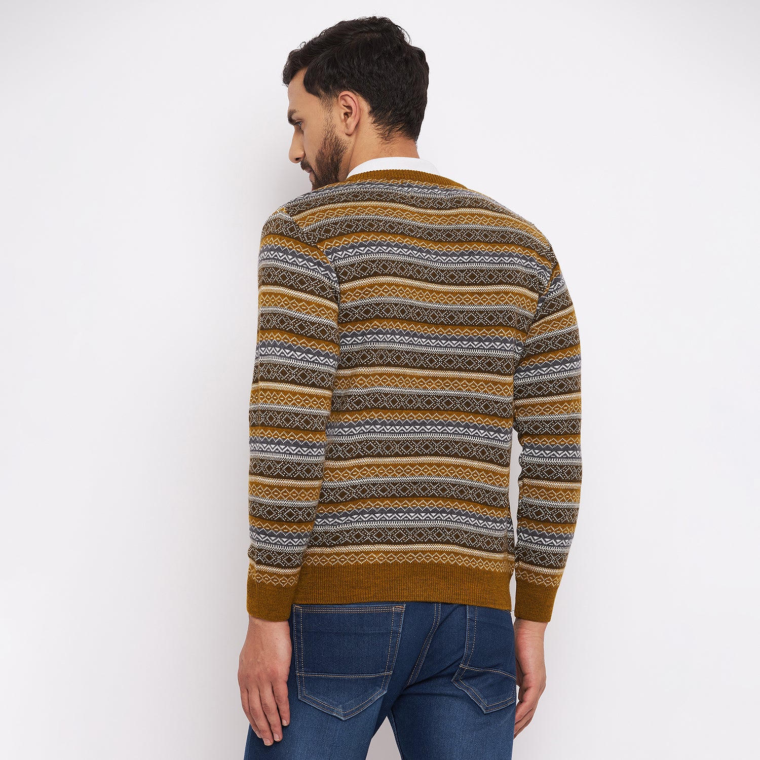 Duke Urban Men Full Sleeve V-Neck Sweater (SDS2060)