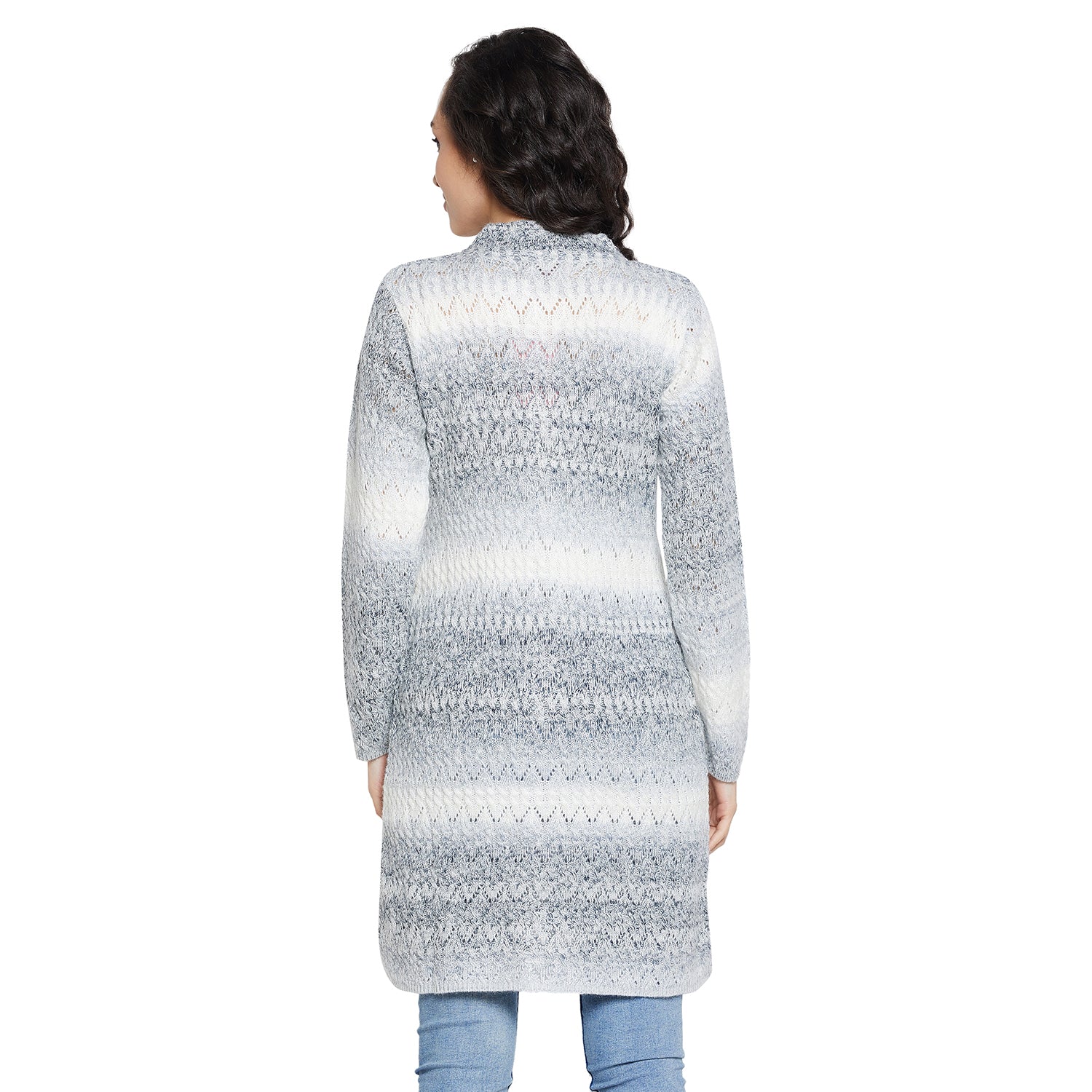 Duke Urban Women Full sleeve Round Neck Cardigan (SDS1097)