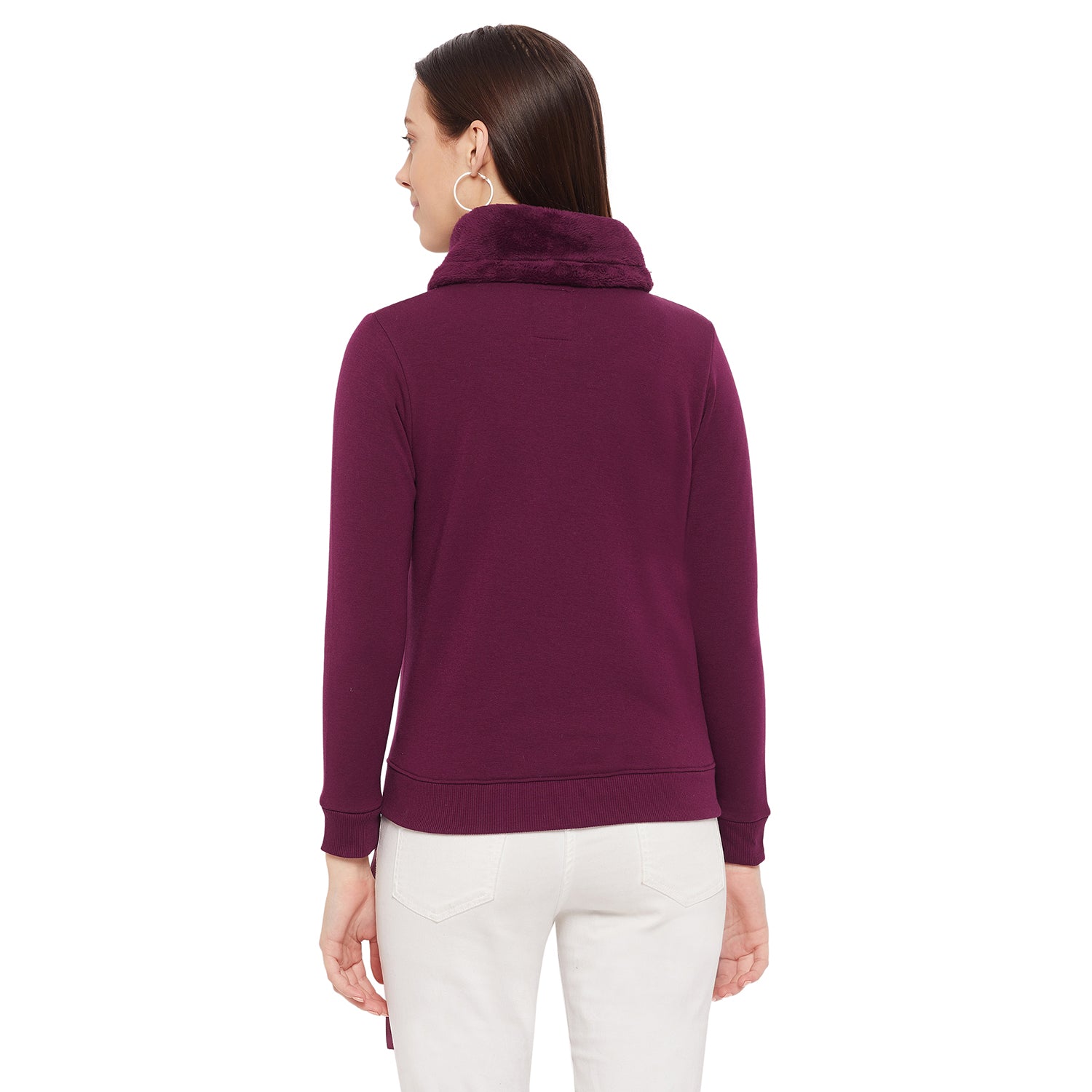 Duke Urban Women Cowl Neck Sweatshirt (LFX758)
