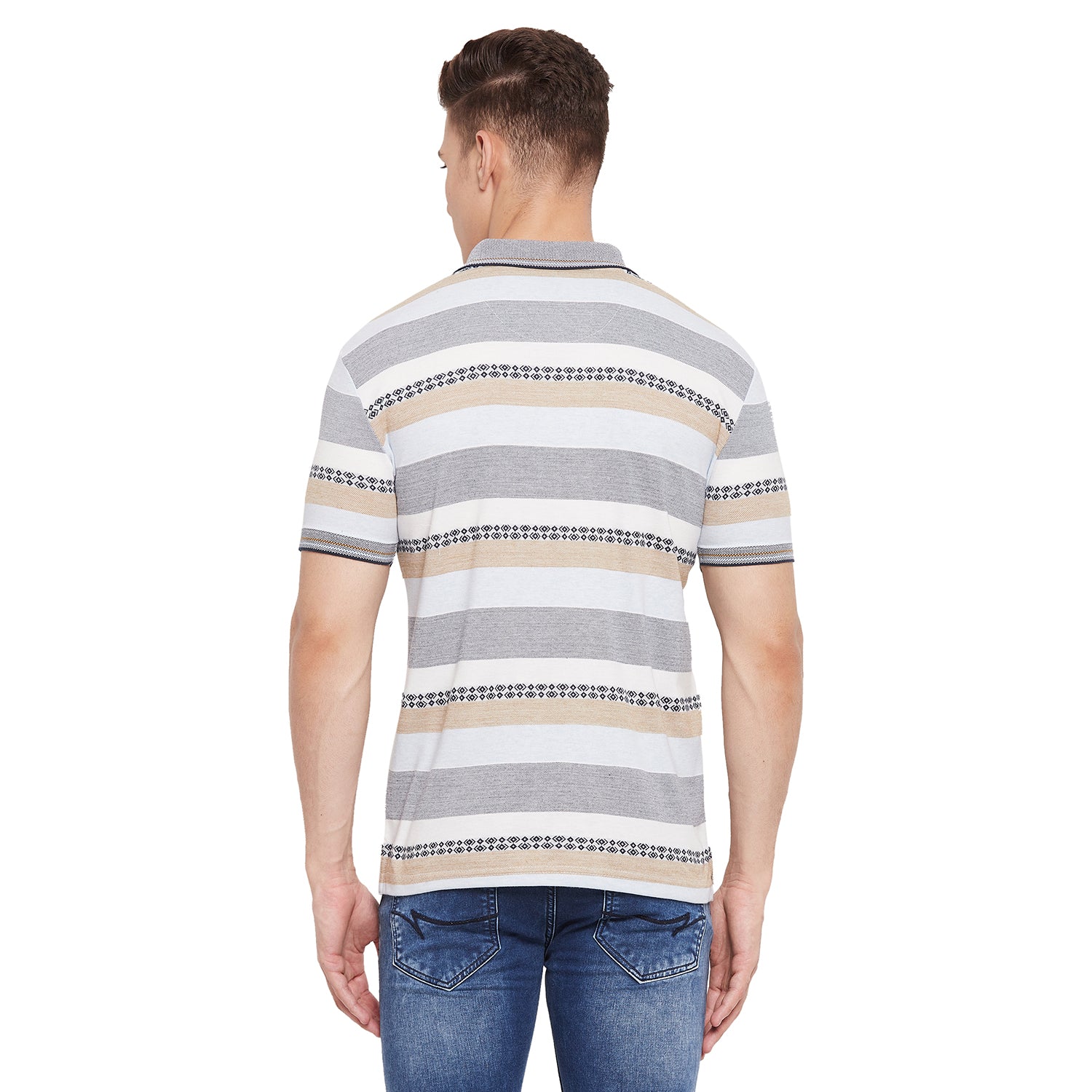 Duke Stardust Men Half Sleeve Cotton T-shirt (LF5394)