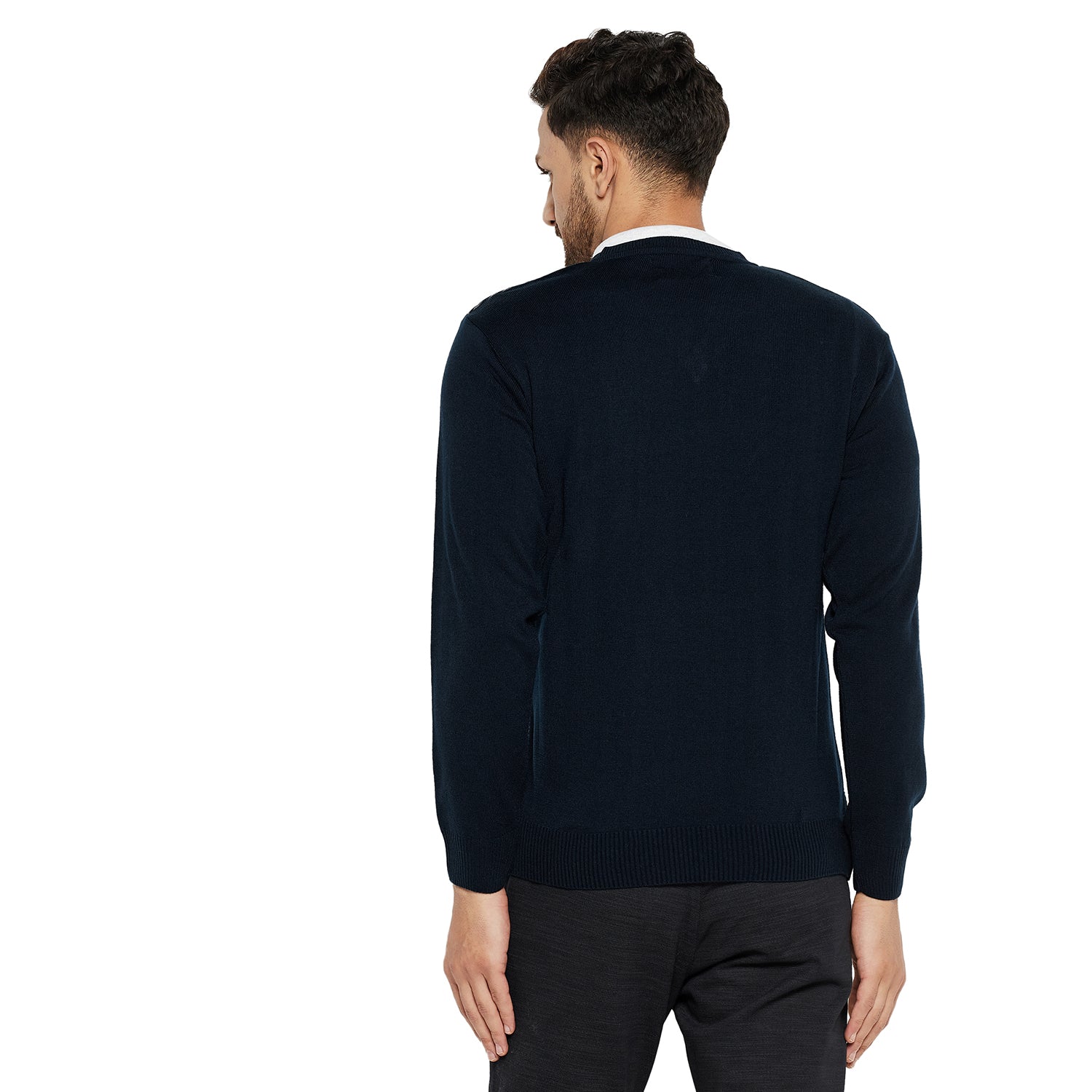 Duke Urban Men Full Sleeve V Neck Sweater (SDS2057)