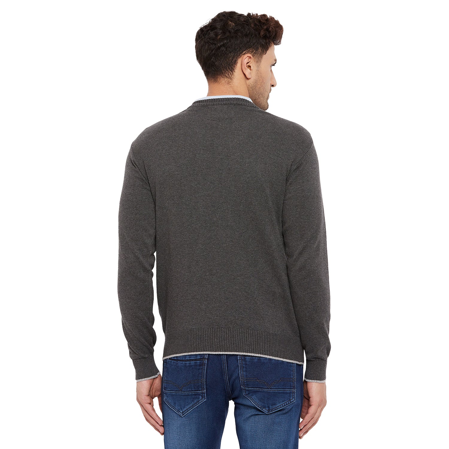 Duke Urban Men Full Sleeve V Neck Sweater (SDS3000)