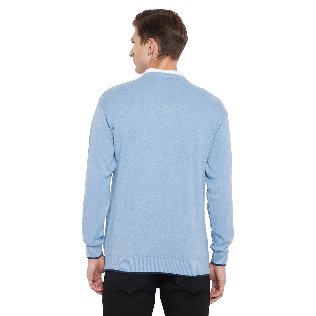 Duke Stardust Men Full Sleeve V Neck Sweater (SDS731)