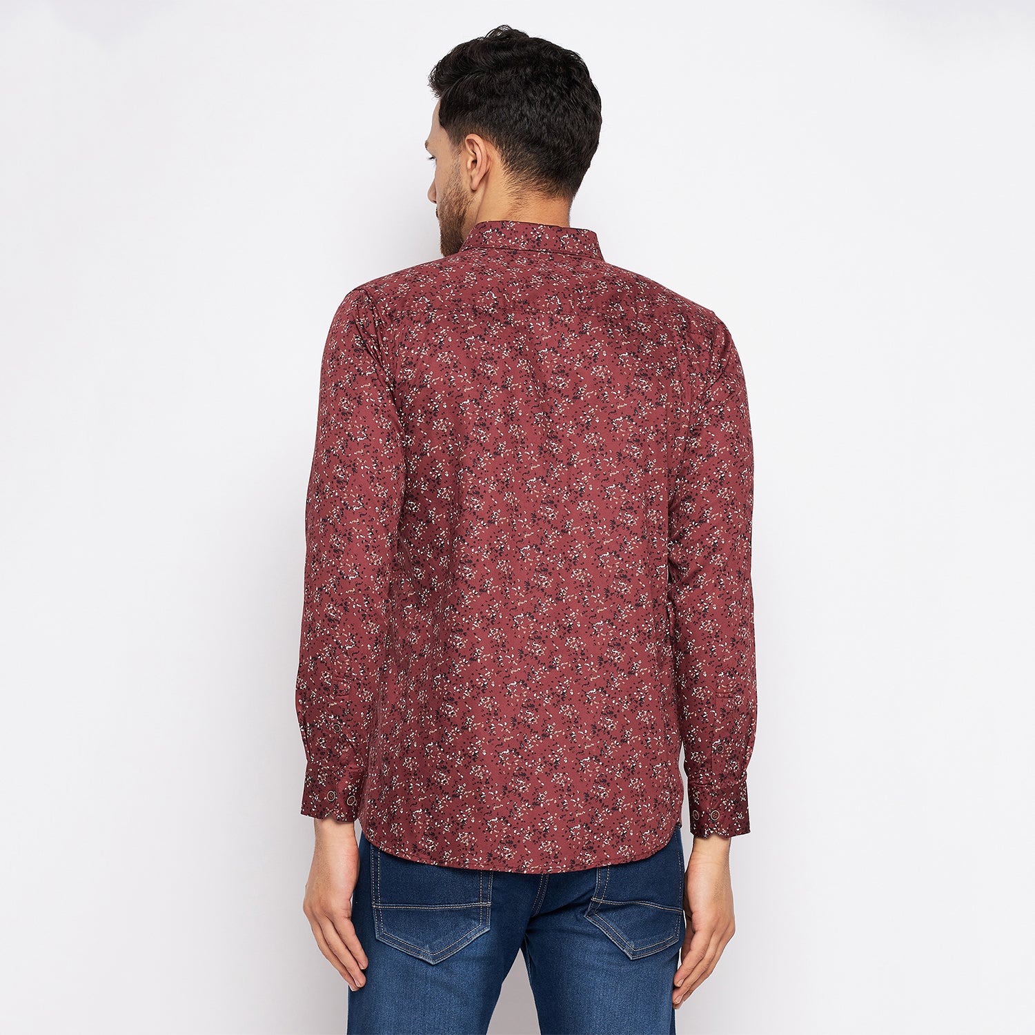 Duke Urban Men Full Sleeve Cotton Shirt (SDO6PRTG)