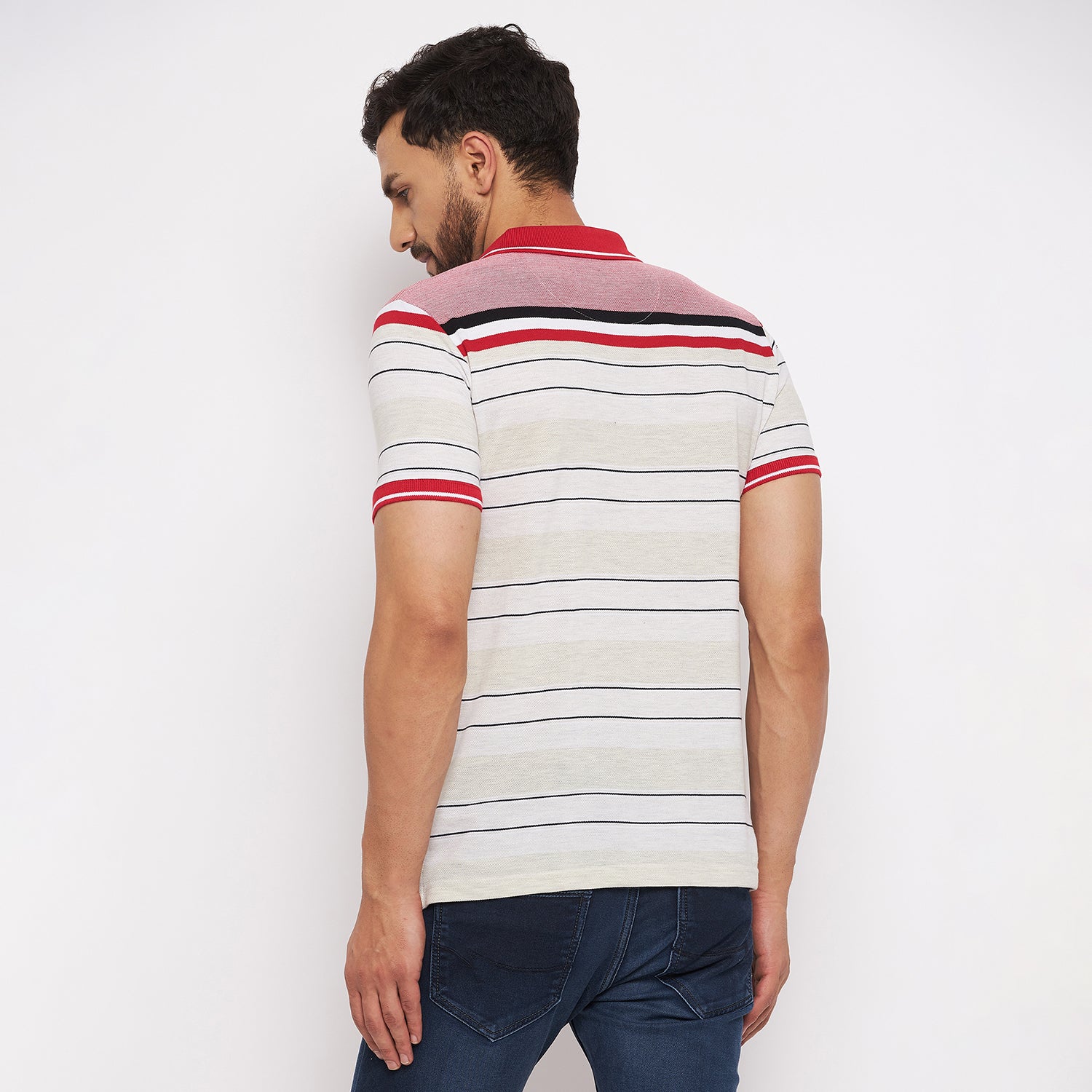 Duke Stardust Men Half Sleeve Cotton T-shirt (LF5381)